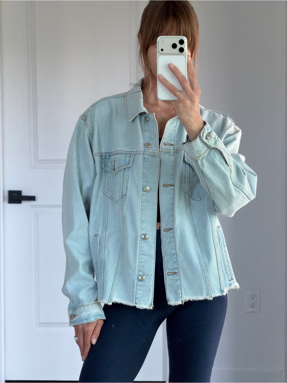 Topshop Oversized Denim Jacket